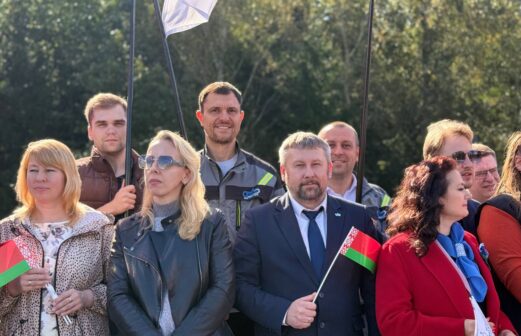 Торжественное открытие путепровода №3